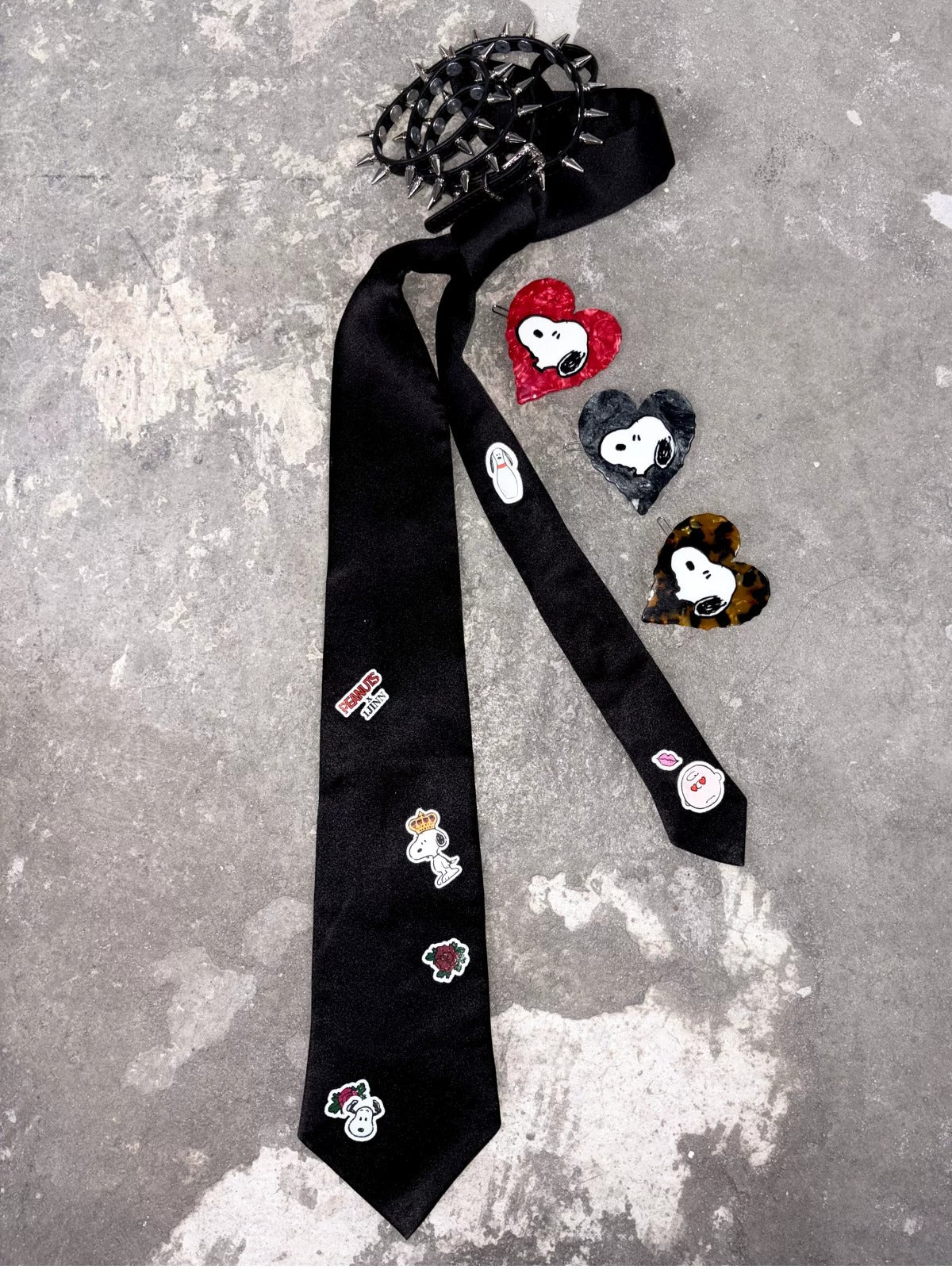 Sticker Print Tie