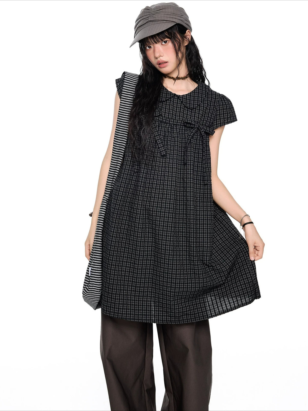 Plaid Peter Pan Dress