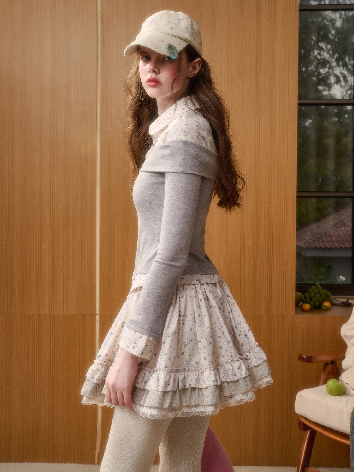 Bunny Fountain Two-Piece Print Set