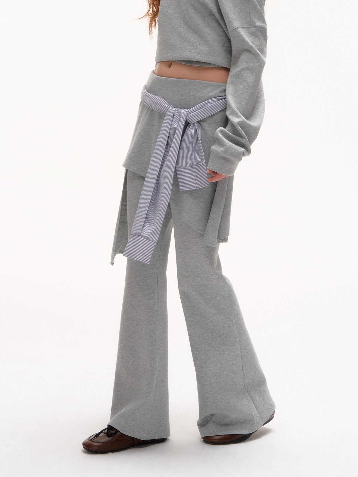 Striped Slouchy Hoodie Set