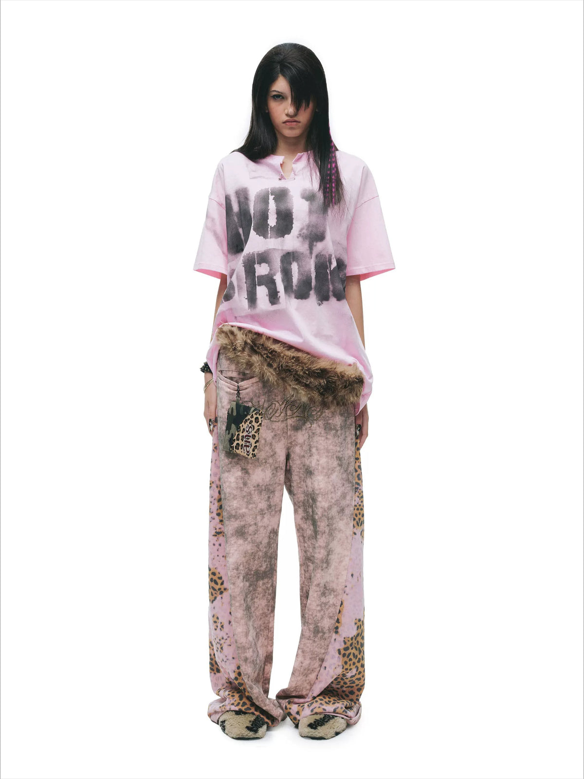 Tie-Dye Distressed Sweatpants