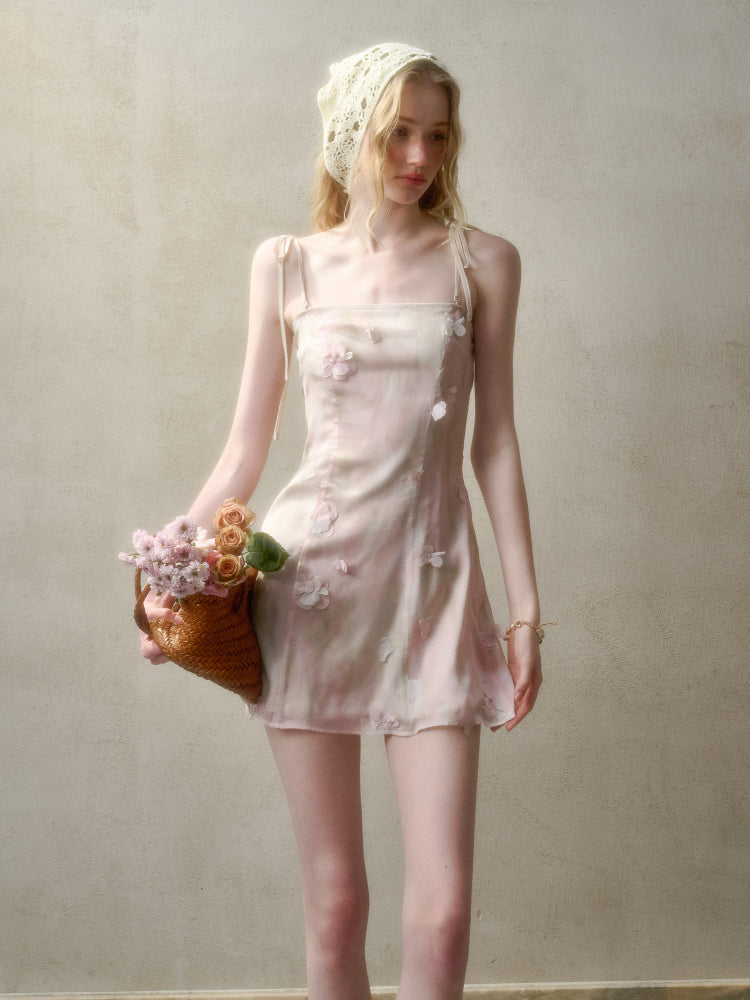 Romantic Moments in Pastel Island Long and Short Dress