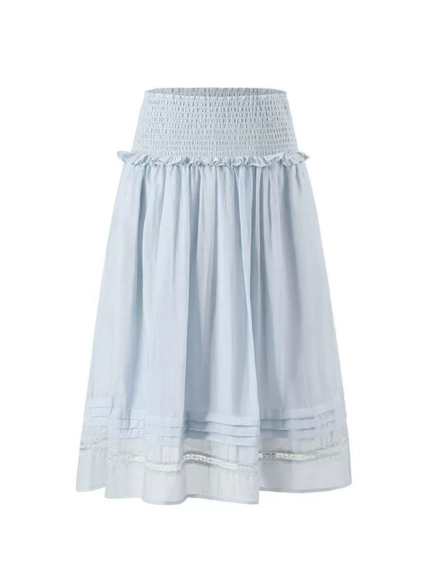 Lyocell Bubble Halter Top & Skirt Set