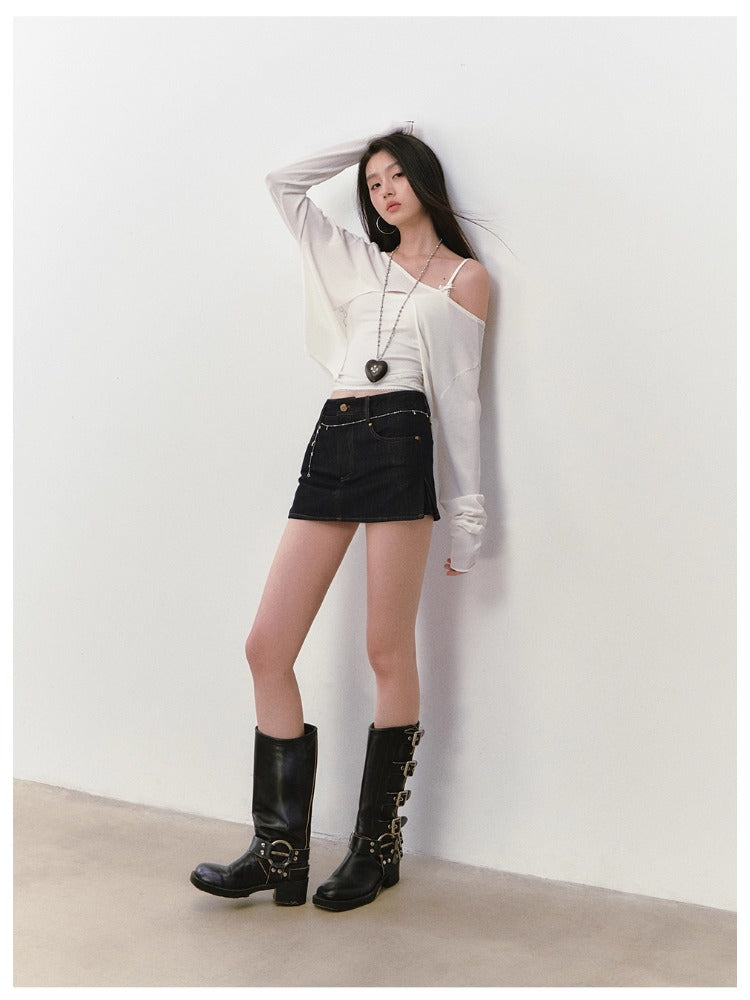 Reversible Water-drill Sun-protection Cover-up