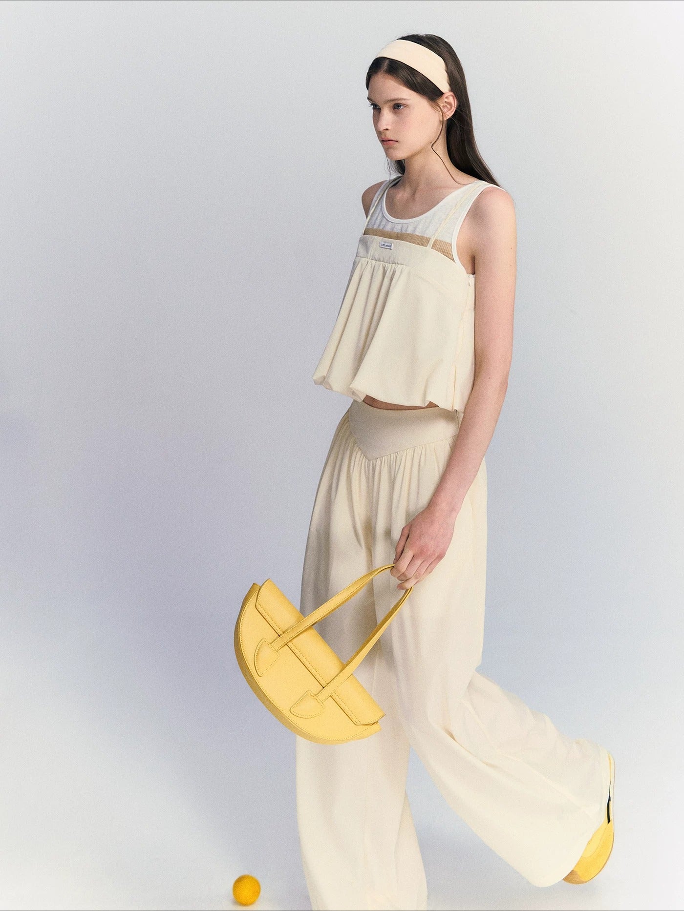 Contrast Two-Piece Set