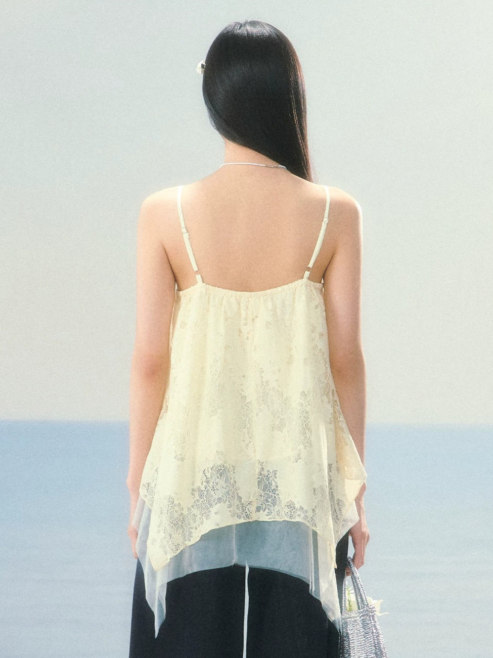 Double-Layer Lace Camisole Top