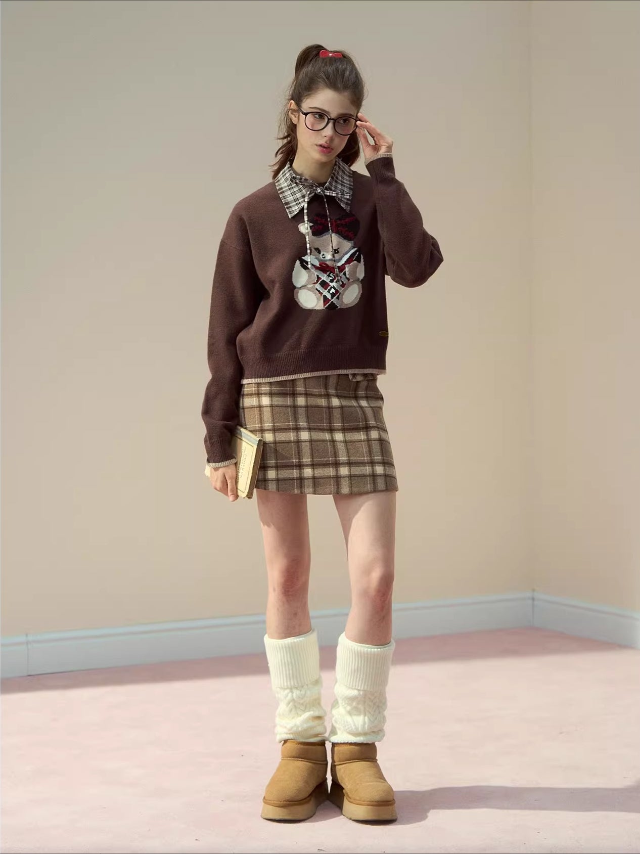 Preppy Bunny Diary Sweater