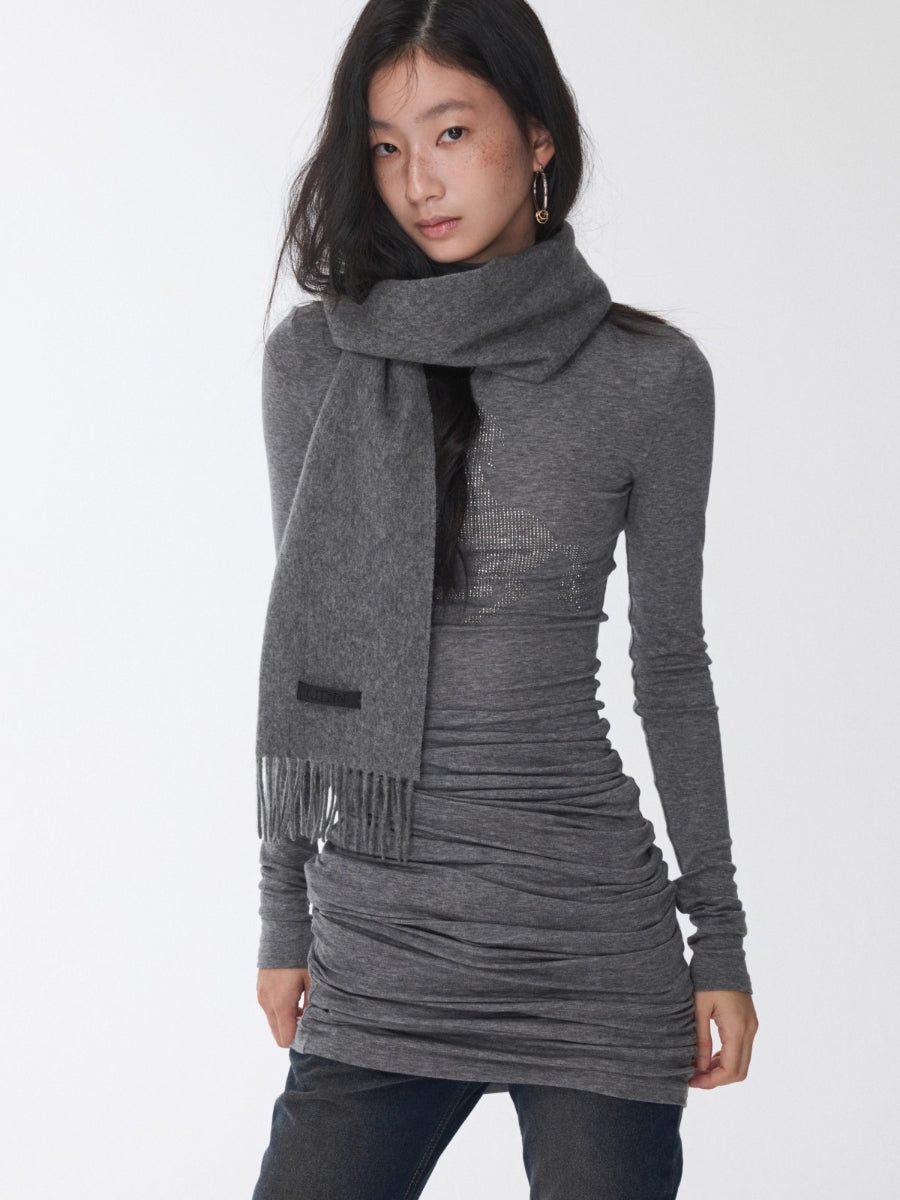 Crystal-Embellished Turtleneck
