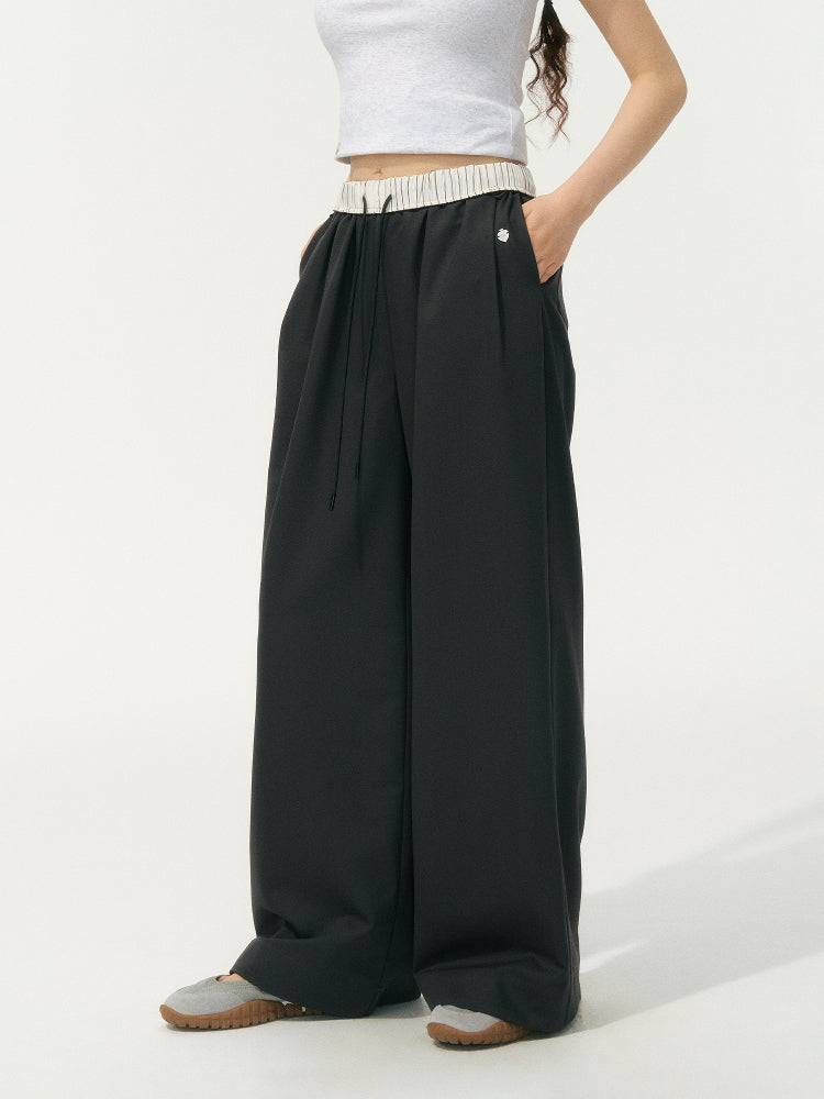 Tie-waist Drapey Airy Pants