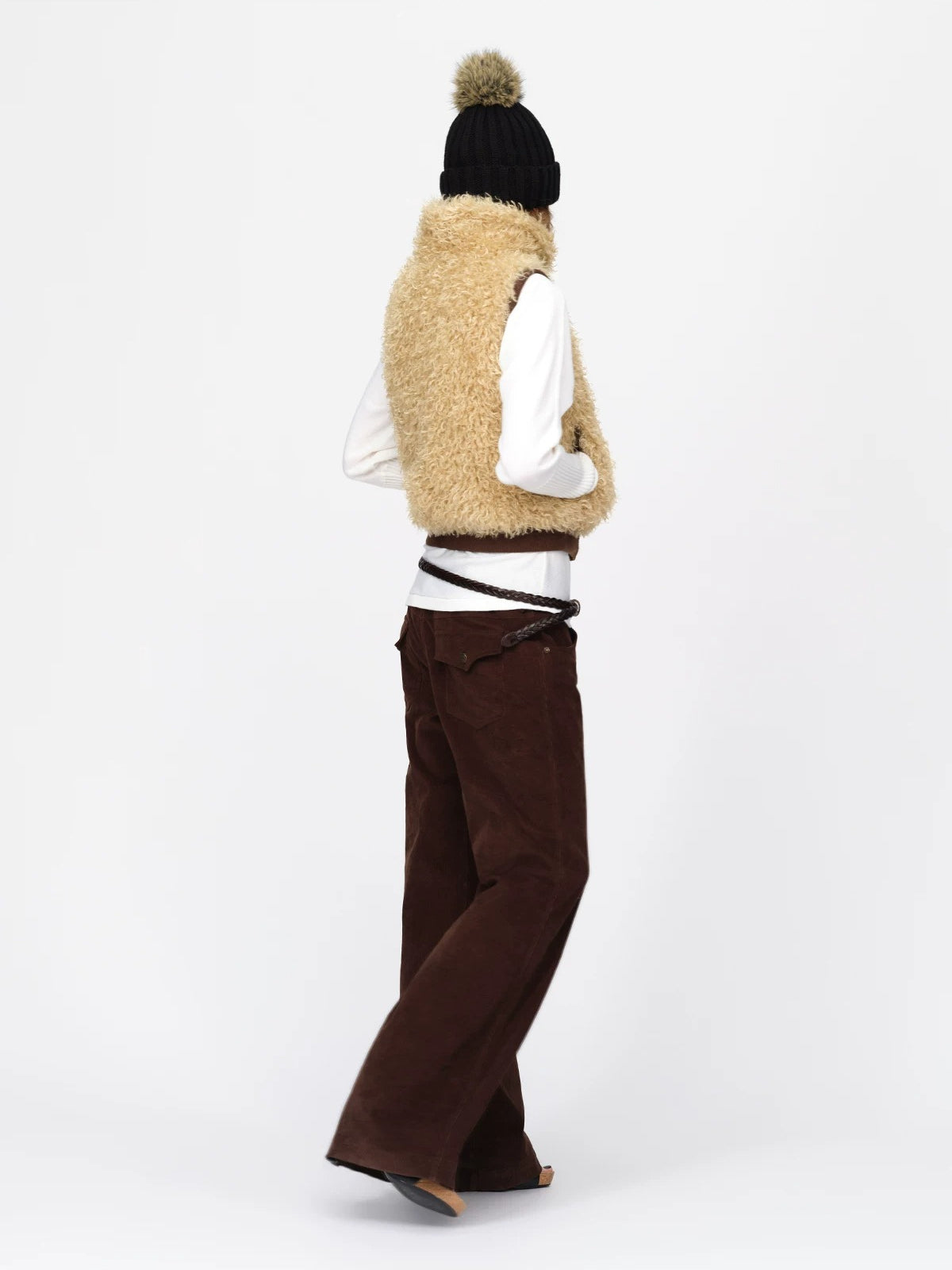 Vintage Reversible Teddy Fur Vest