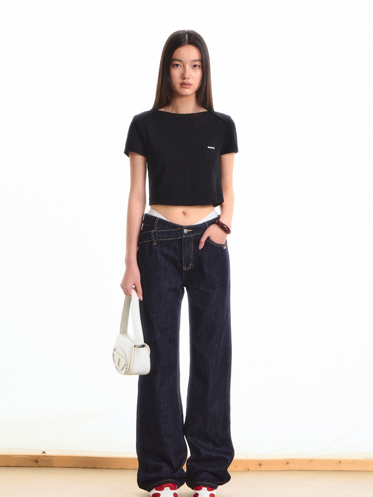 Regular Shoulder Short Sleeve T-shirt