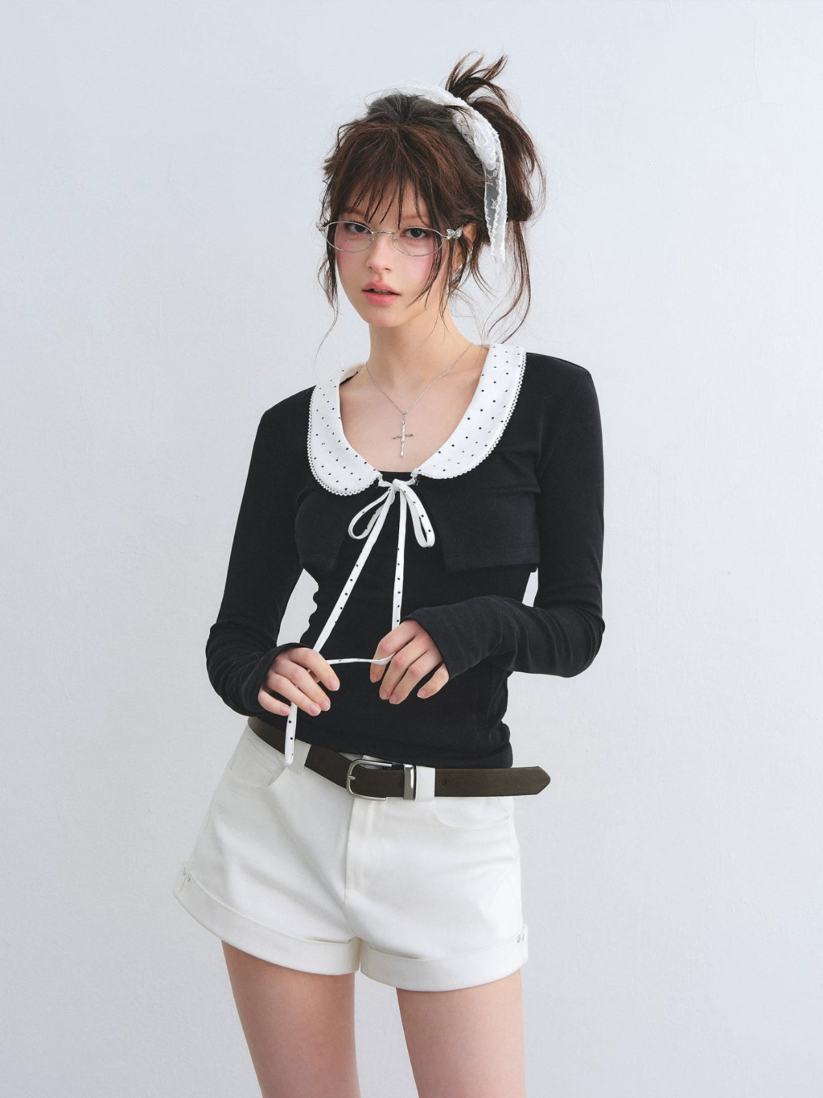Striped Polo Top Set
