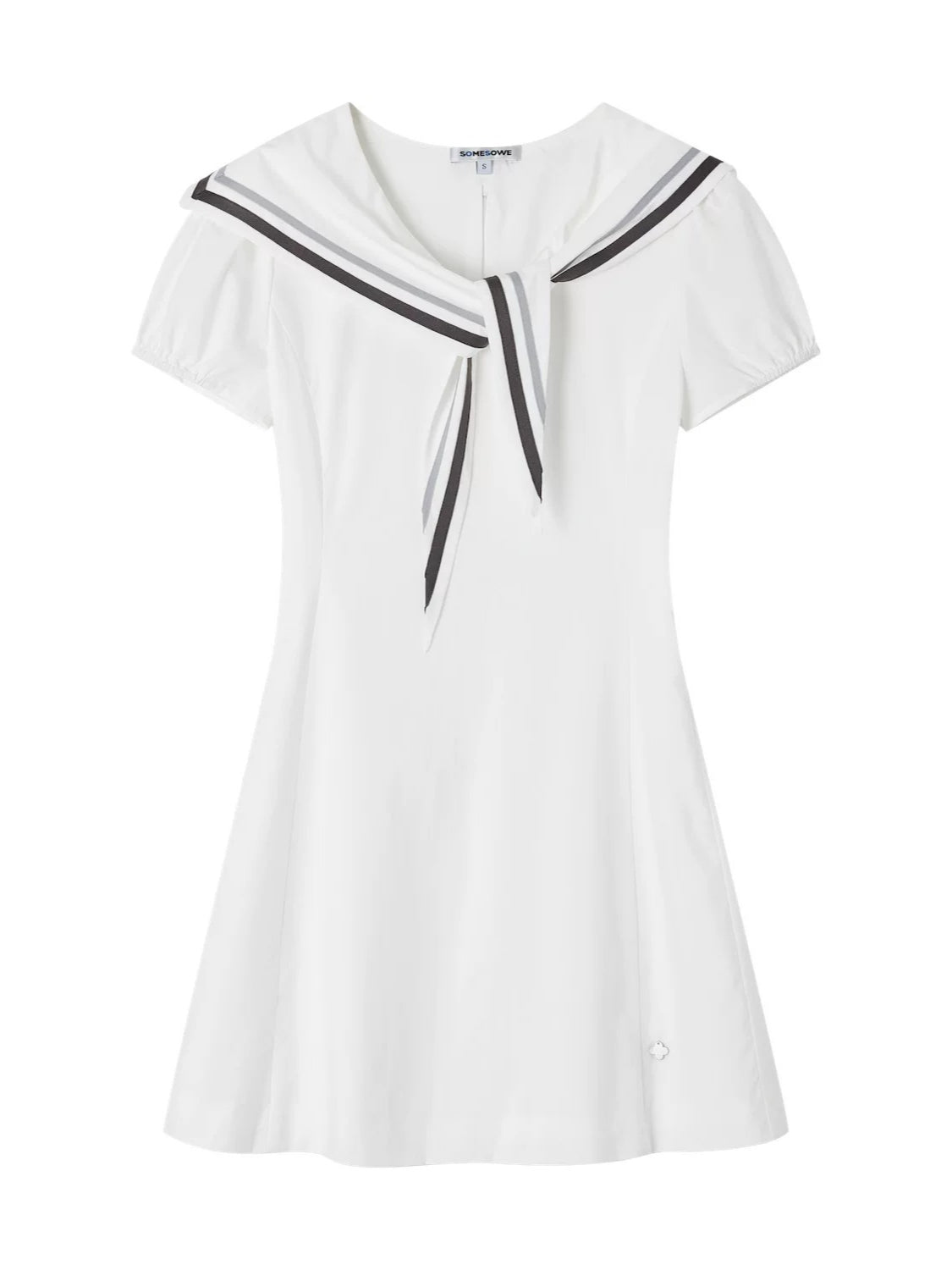 "Nautical Diary" Short Sleeve Dress