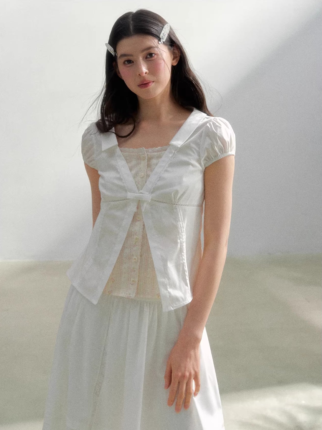 Floral Plaid Shirt Top