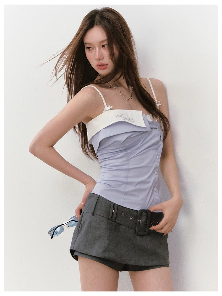 Irregular Layered Bustier