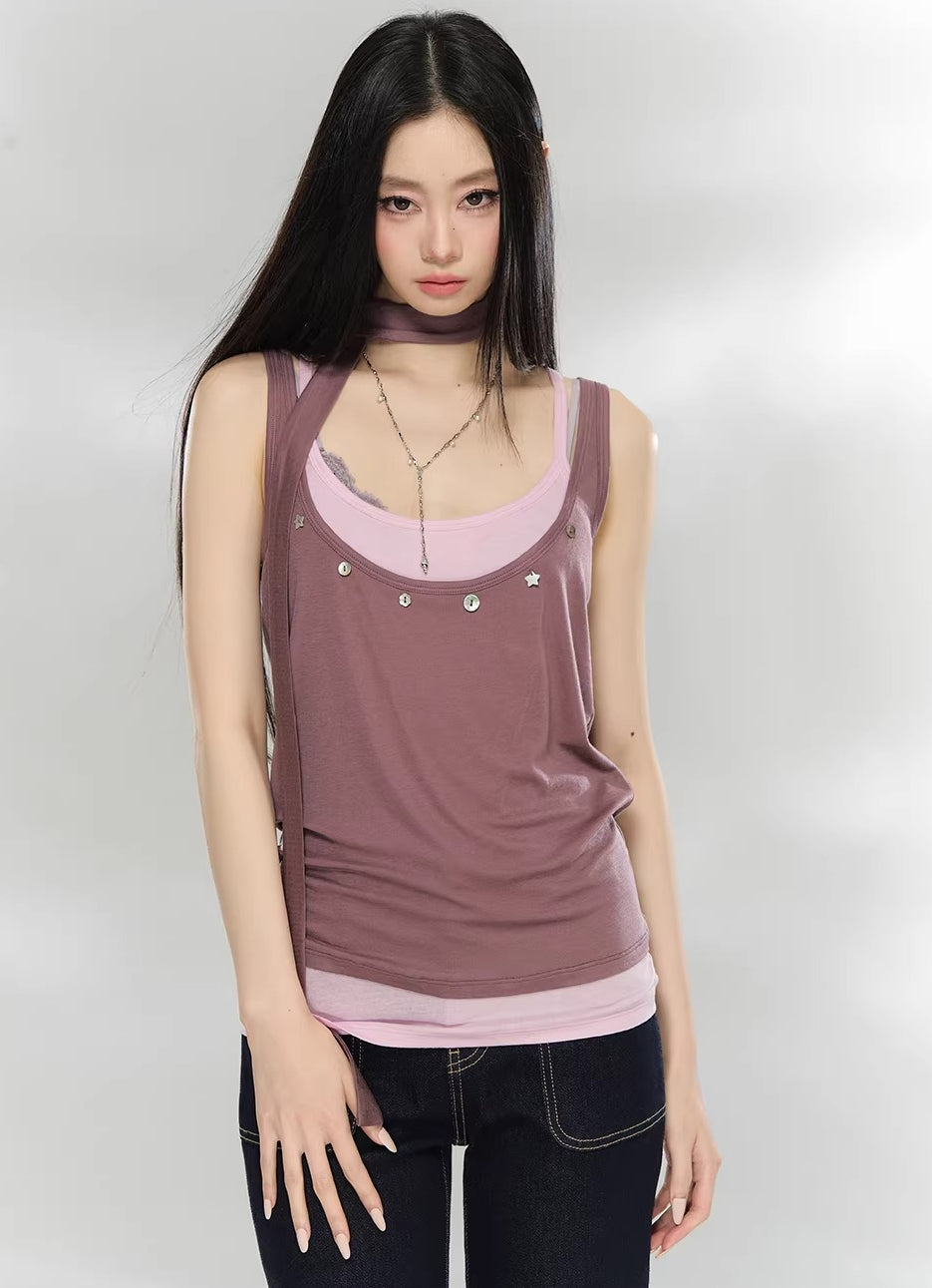 Ribbon Two‑Piece Tank Set