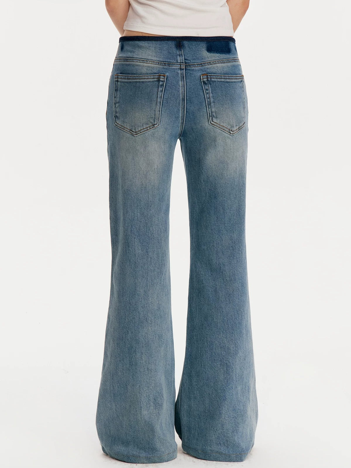 Washed Wide Leg Jeans