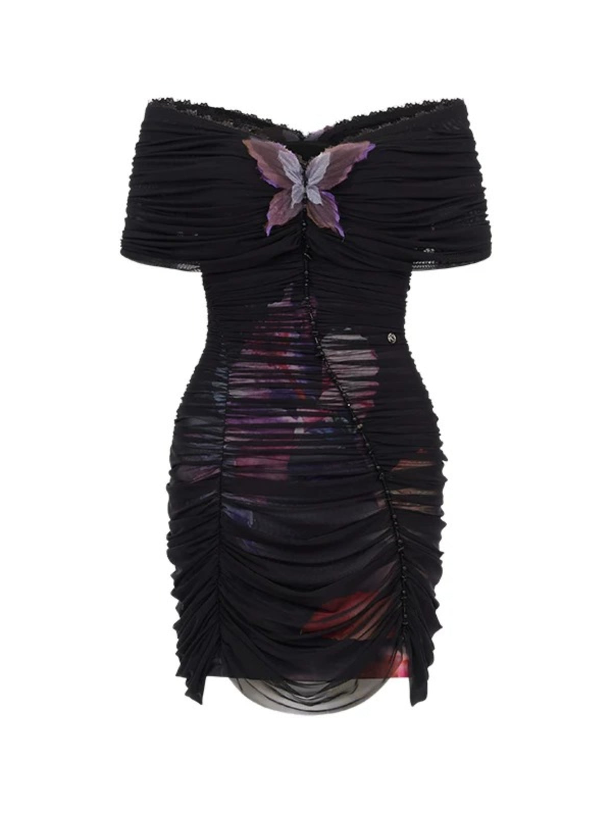 Butterfly Mesh Bodycon Dress