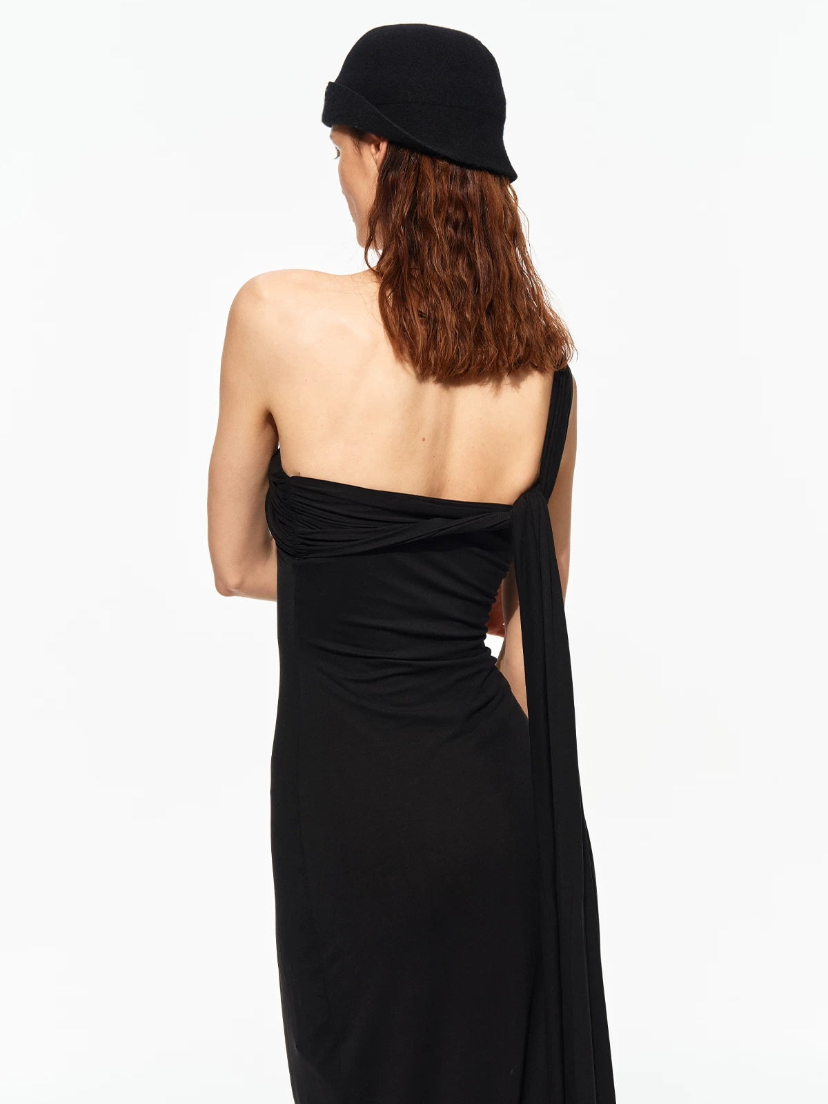 Ruched Halter Dress