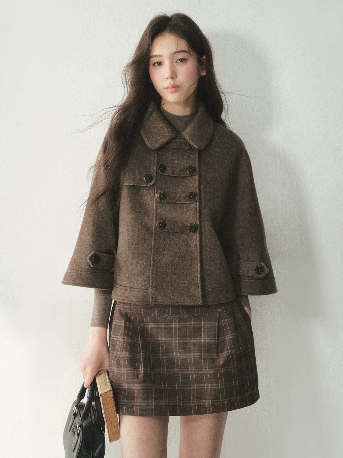 Wool Napoleon Cape Coat