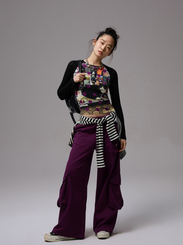 Solid Color Hoodie & Sweatpants Set