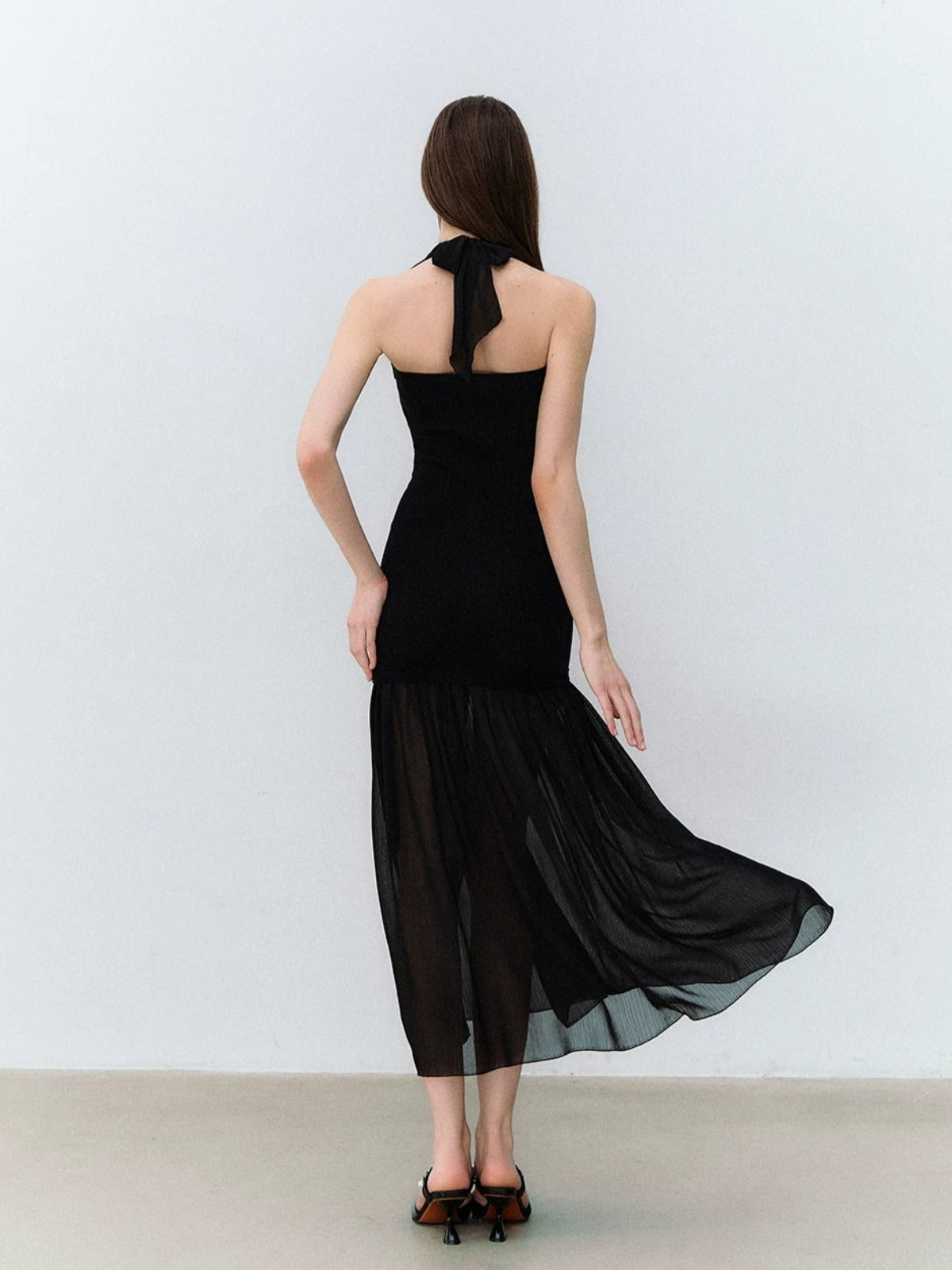 Night Muse Halter Dress