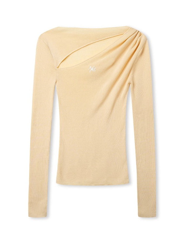 Crescent Knit Blouse