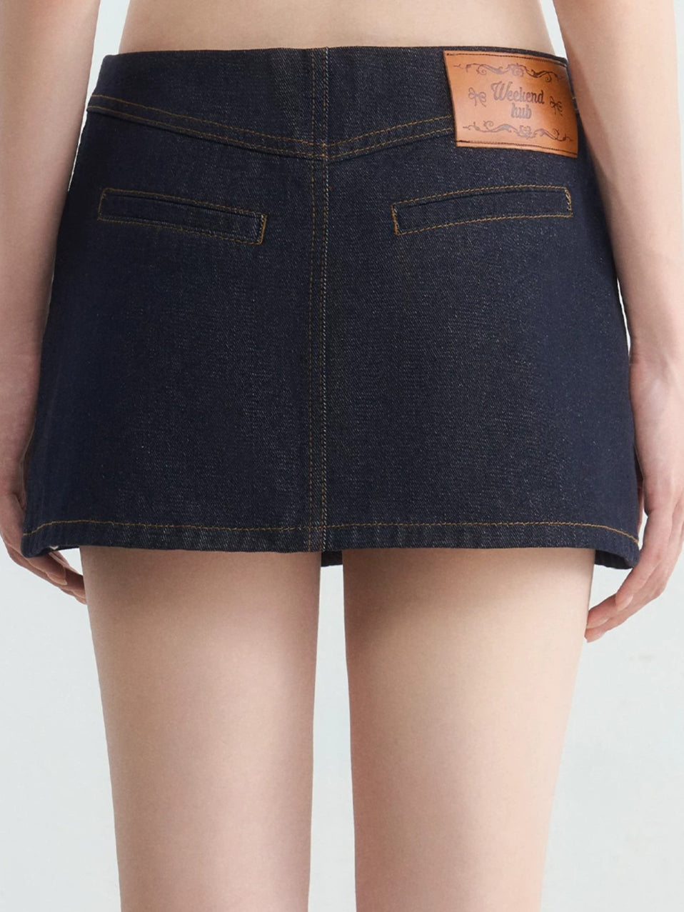 Vintage Denim Mini Skirt