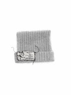 Knitted Cat-Ear Beanie with Hand-Stitched Label
