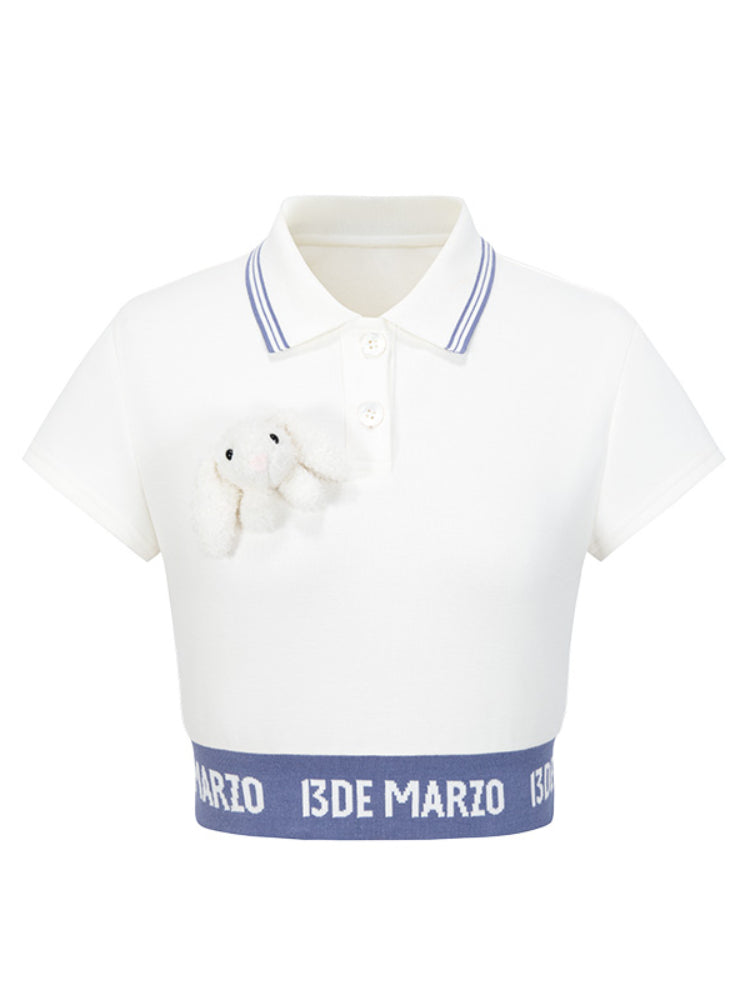Short-fitting Polo T-shirt