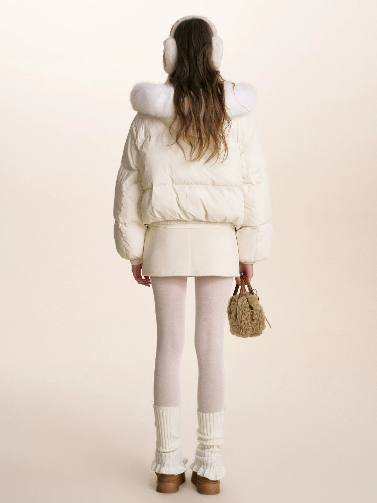 Detachable Fur Down Jacket