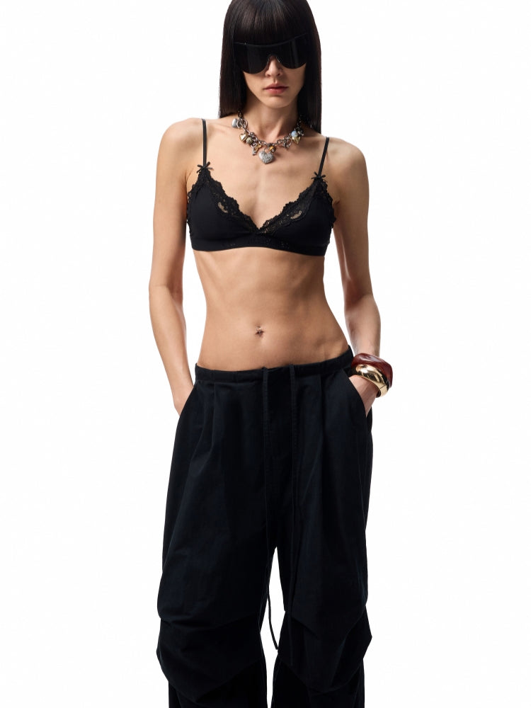 Lace Triangle Cup Bra Without Underwire