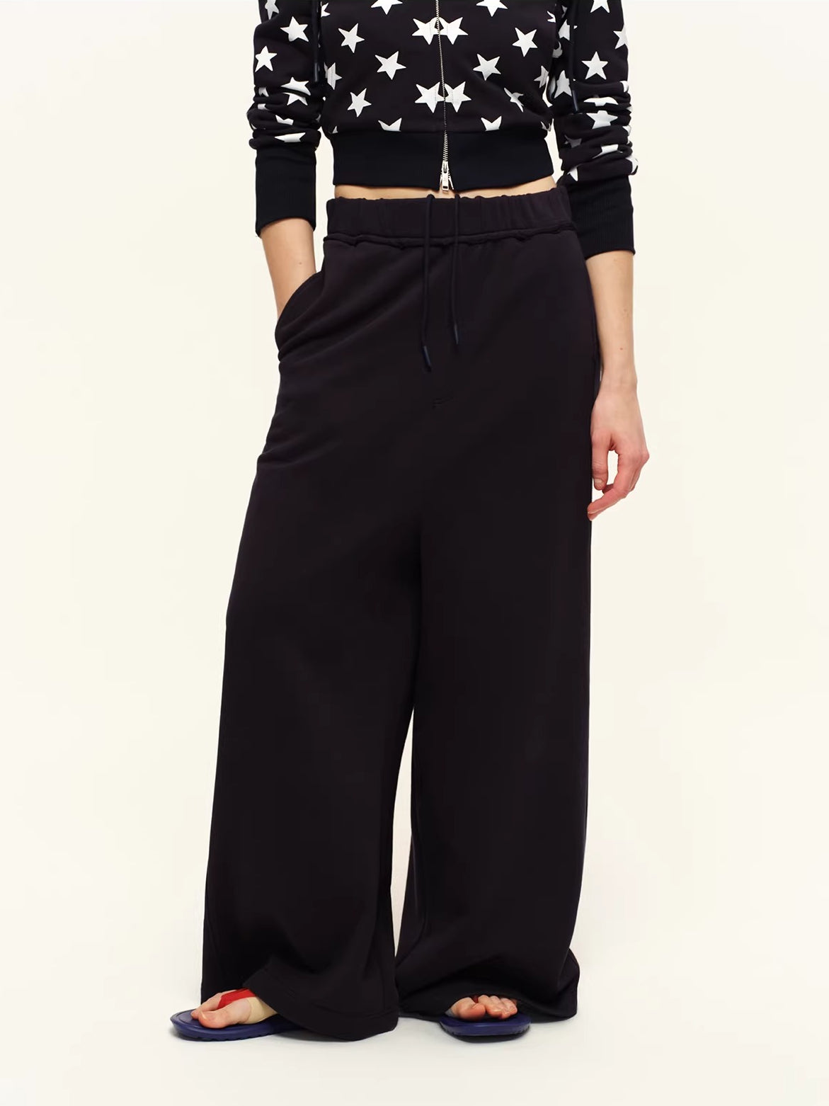 Star Print Hoodie Set