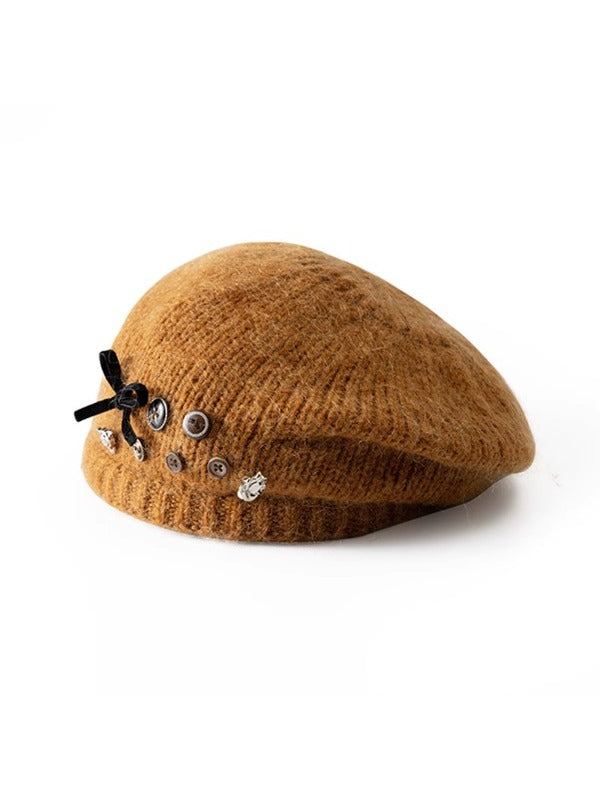 Wool Knit Beret