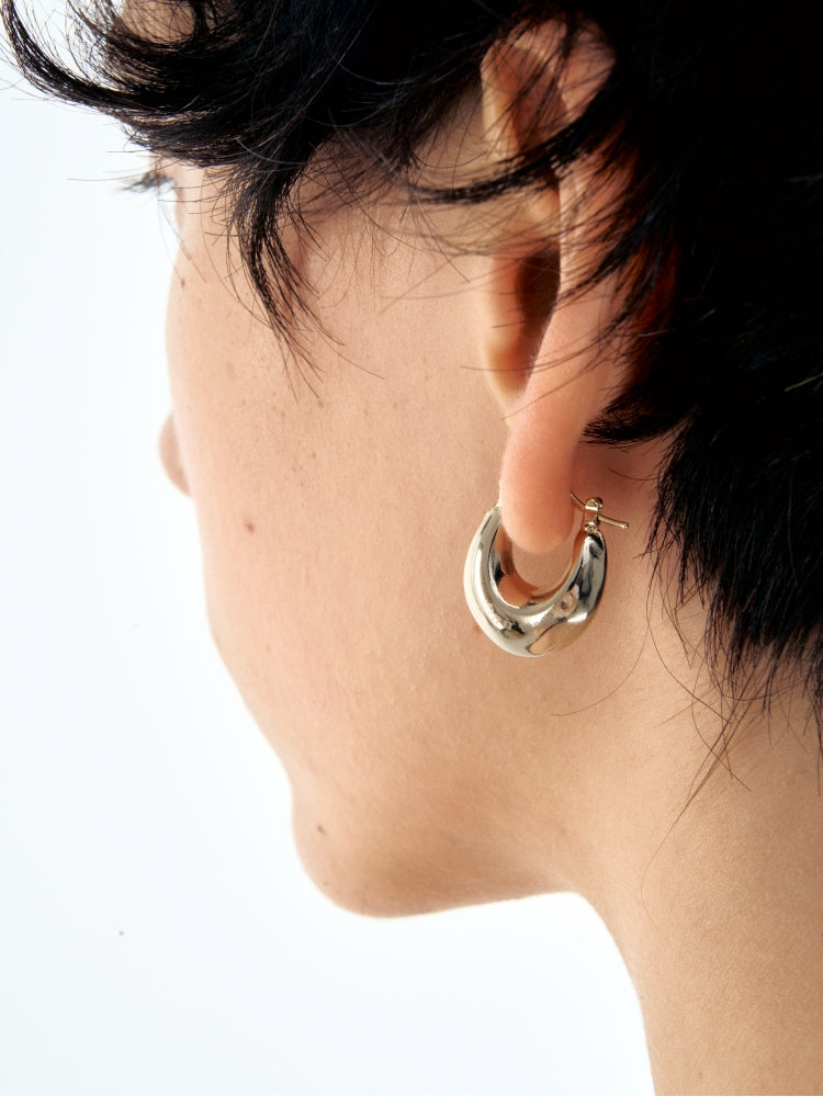 Vintage M2M Circle Letter Earrings