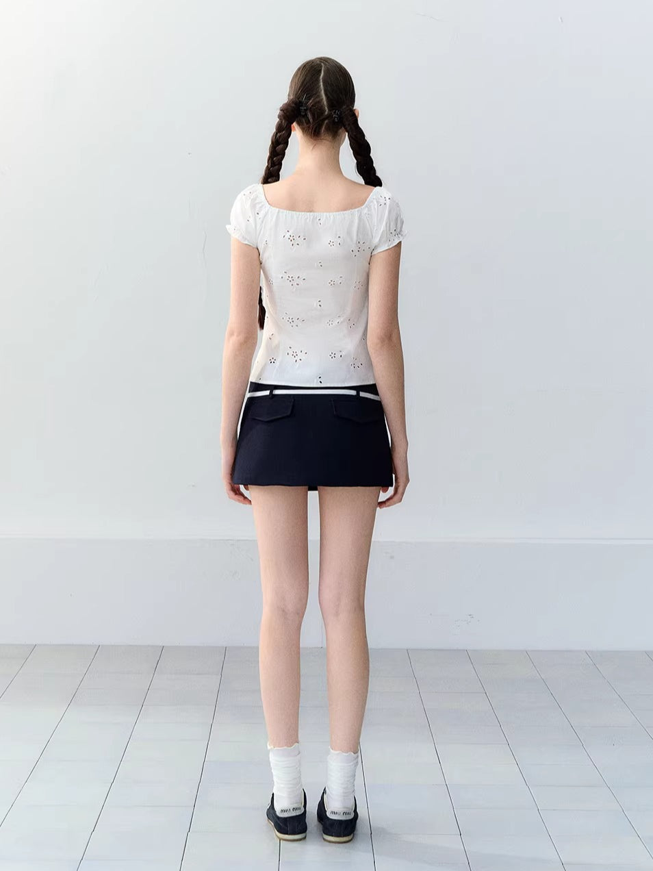 Lace Layered Floral Blouse