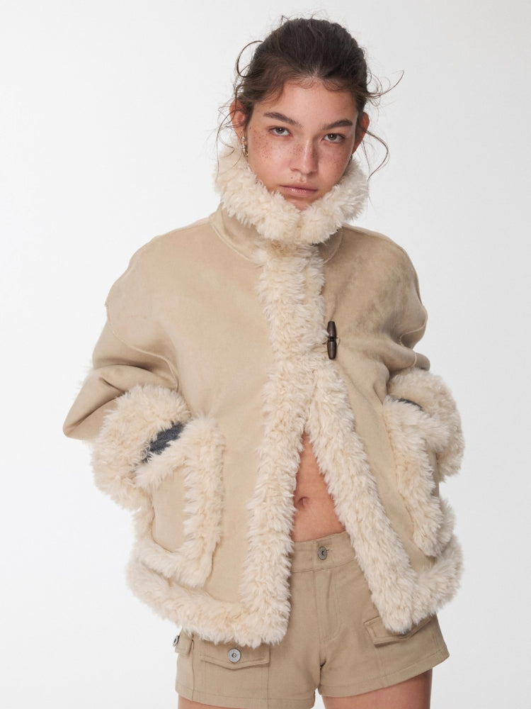 Suede Studded Cargo Shorts