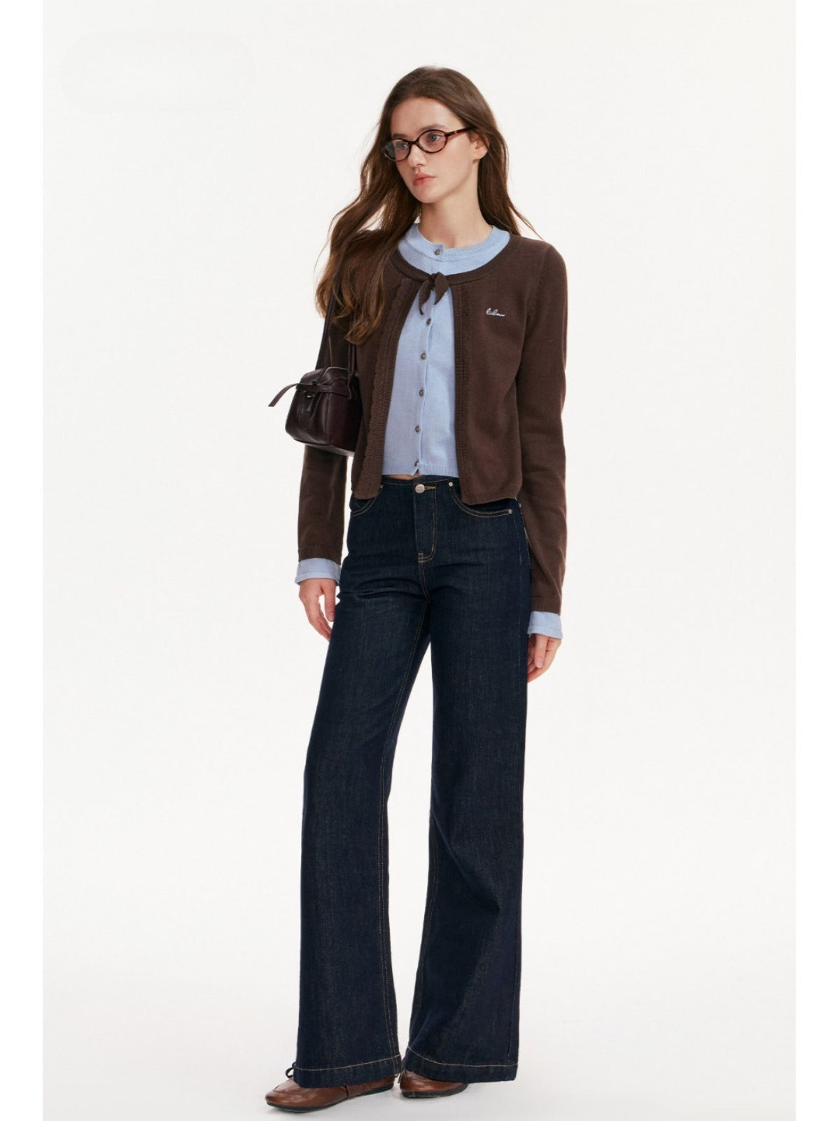 Waistband Free Straight Leg Jeans