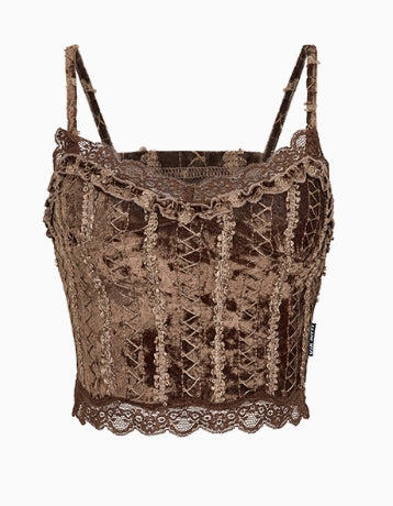 Velvet Lace Camisole