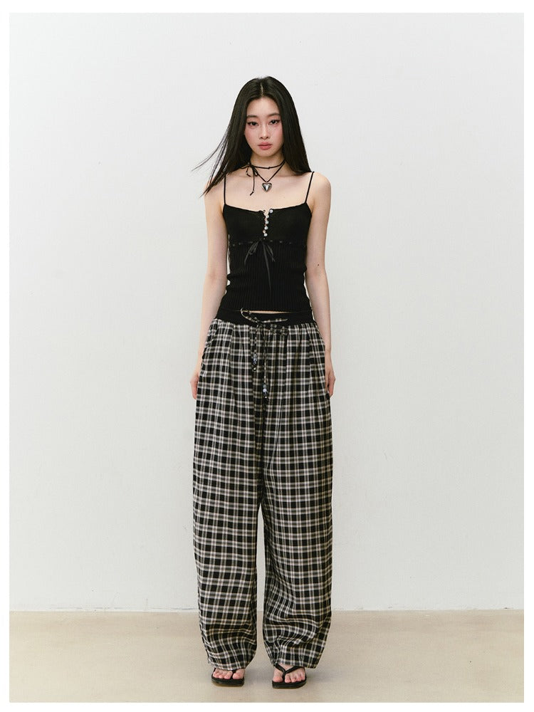 Loose String Casual Pants
