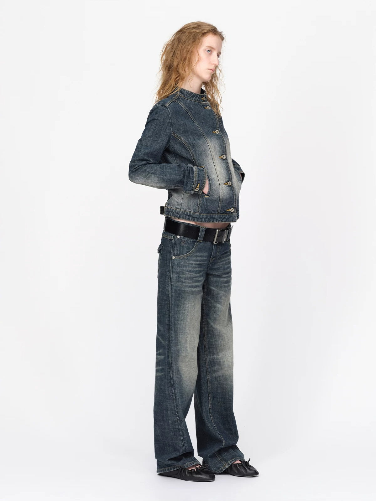 Vintage Wave Washed Jeans