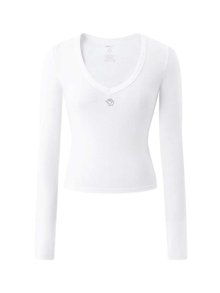 V-Neck Slim Fit Basic T-Shirt