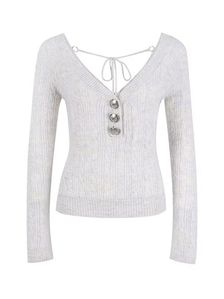 Halter Knit Cardigan