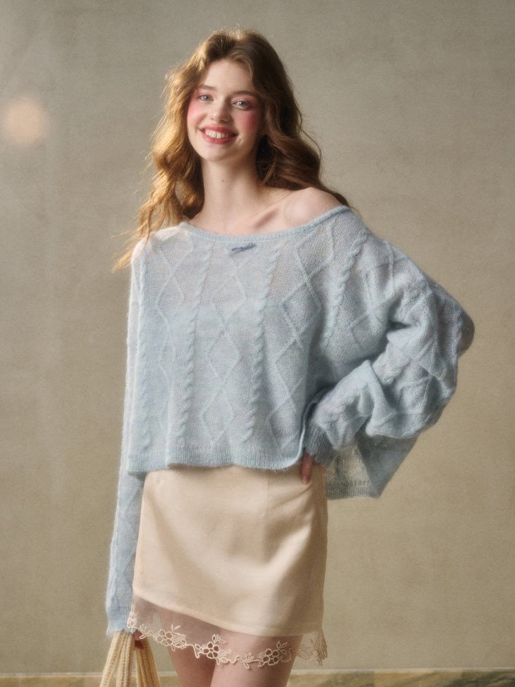 Loose French Style Short Sweater