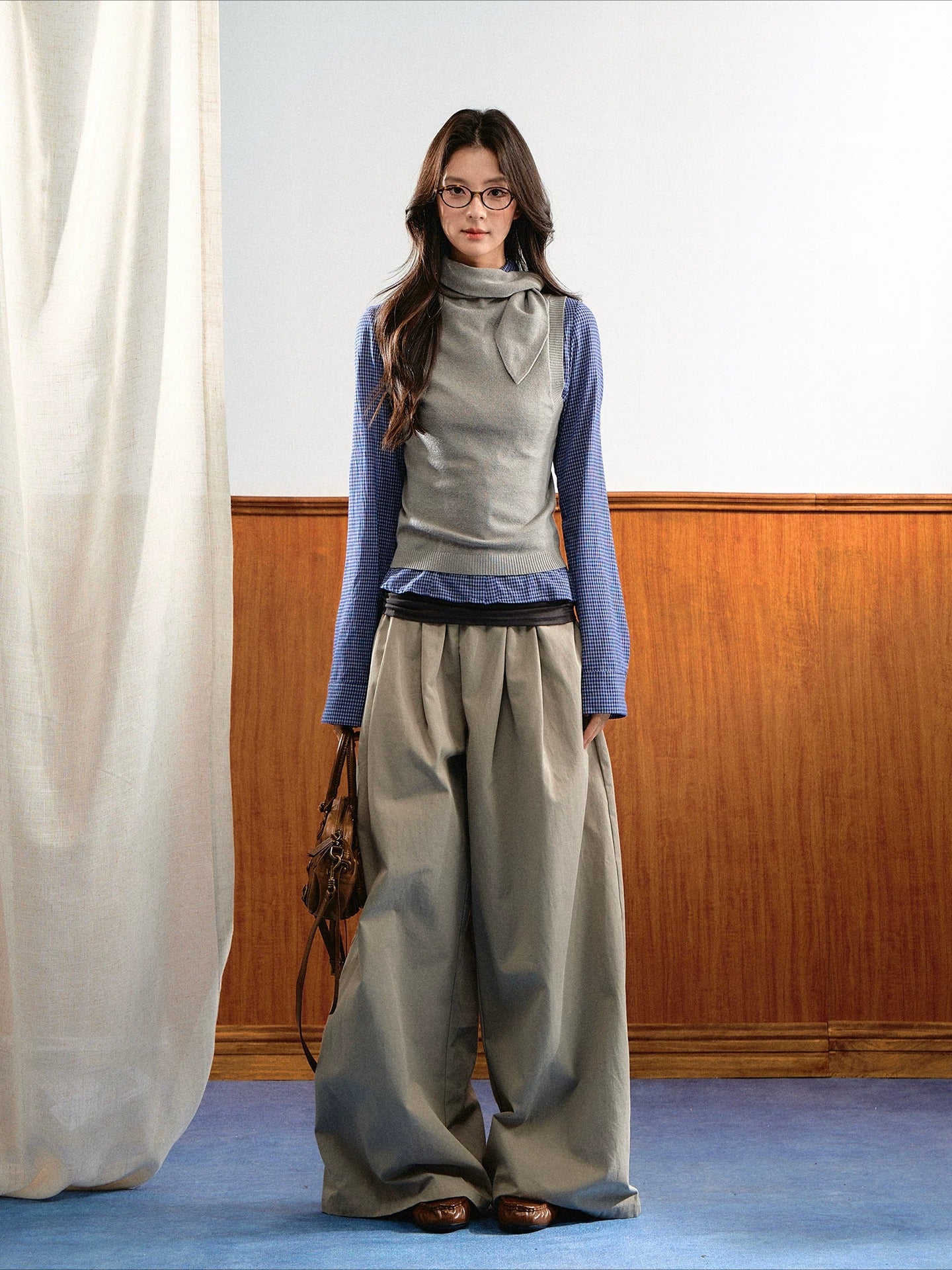 High Waist Wide-Leg Pants