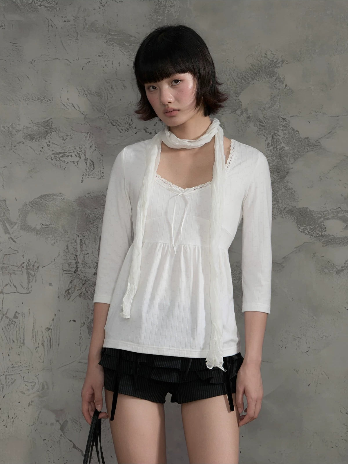 Lace V-Neck Top