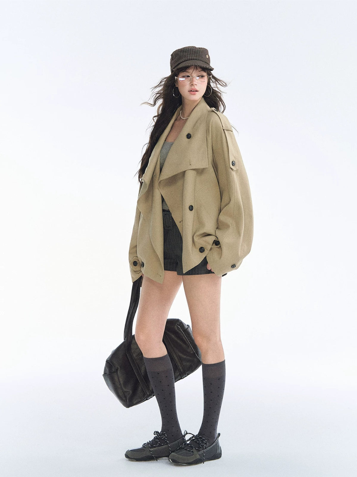 Double Breasted Short Jacket