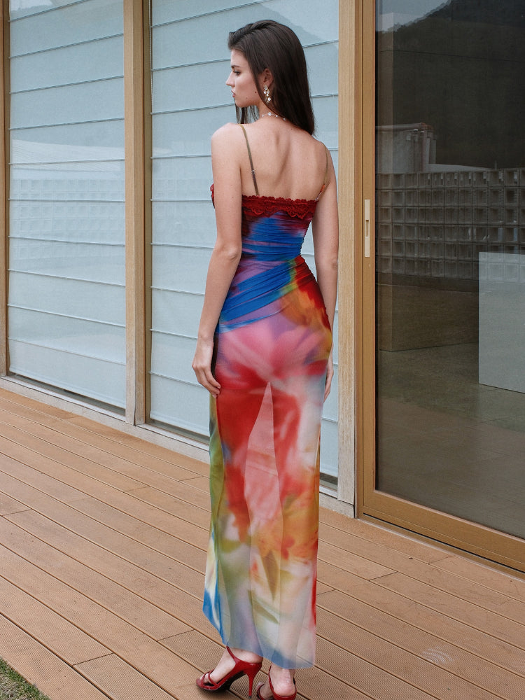 Fake Two Fishbone Slim Fit Dress