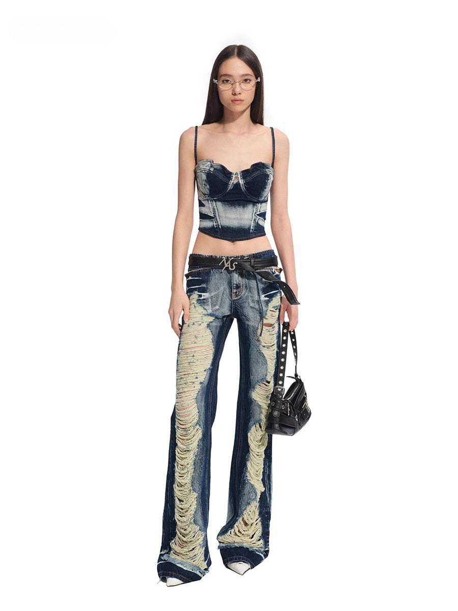 Volcano Denim Bustier