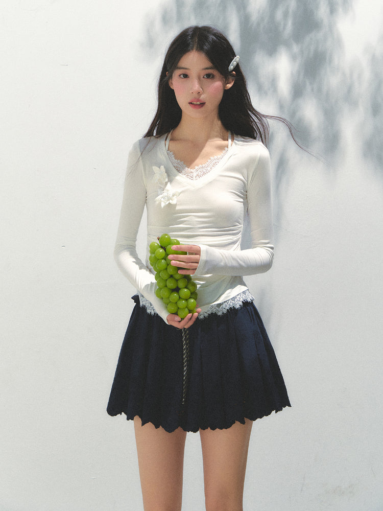 Sun Protection 3D Lace T-shirt